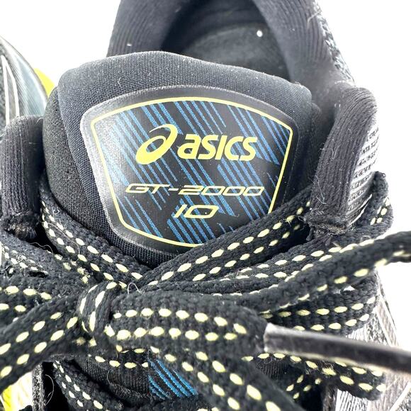 Asics Size 9.5 Sneakers Black‎ Yellow Running 1011B185 F820621 GT2000 10 main image 9